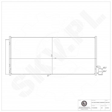 Condenseur de Climatisation Pour Porsche Panamera Sport Turismo 9A726039900