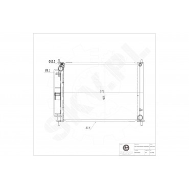 Condenseur de Climatisation Pour Renault Clio III Modus 8200134606 8200149953
