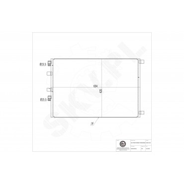 Condenseur de Climatisation Pour Renault Grand Scénic II Megane 8200325004