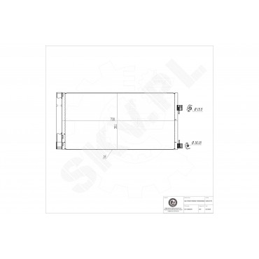 Condenseur de Climatisation Pour Renault Laguna III Latitude 921100002R