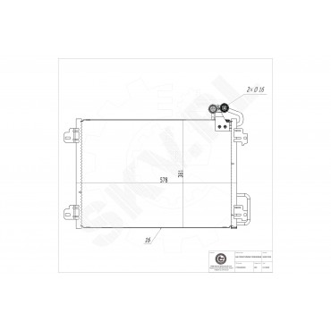 Condenseur de Climatisation Pour Renault Megane I Scenic Scénic 7700434383