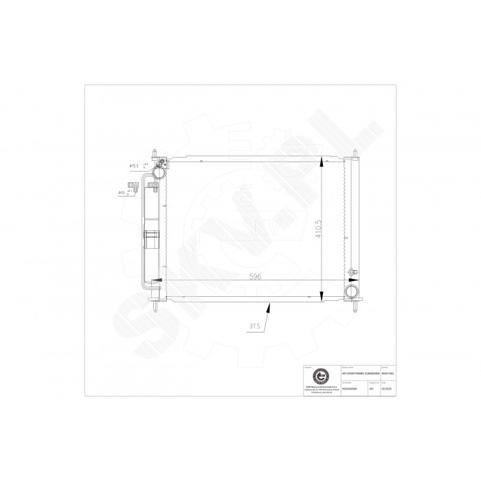 Condenseur de Climatisation Pour Renault Twingo II Wind 8200369308