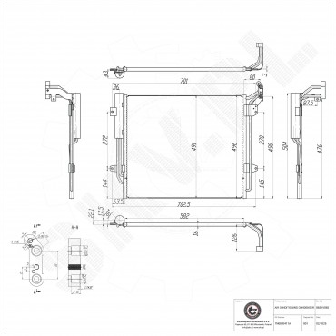 Condenseur de Climatisation Pour VW Sharan Seat Alhambra 7N0820411A 7N0820411B