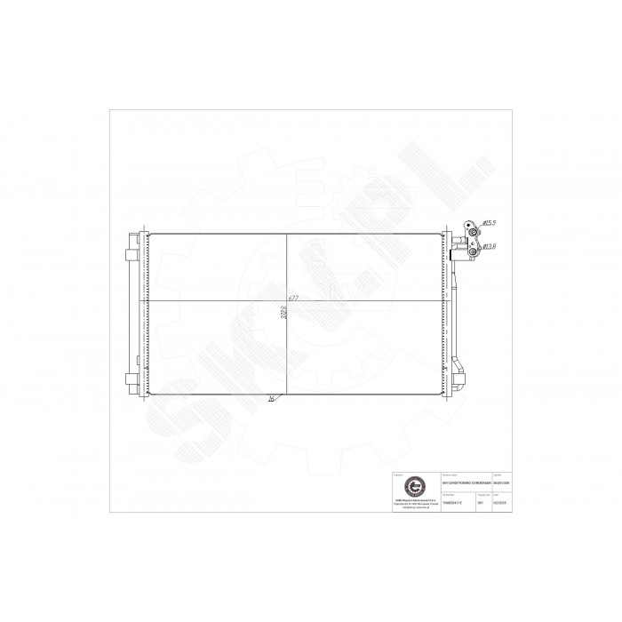 Condenseur de Climatisation Pour VW Sharan Seat Alhambra 7N0816411 7N0820411D