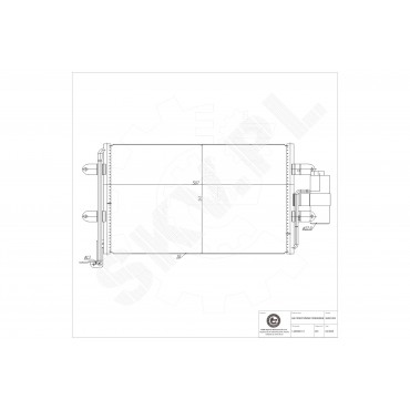 Condenseur de Climatisation Pour VW Bora Golf IV Seat Leon Toledo II