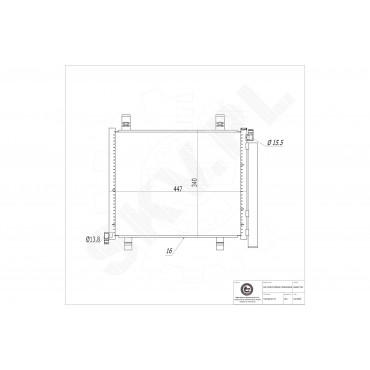 Condenseur de Climatisation Pour VW Seat Skoda 1S0816411 1S0820411B 1S0820411F