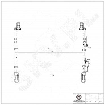 Condenseur de Climatisation Pour Ssangyong Rexton/Rexton II Van 6840008400