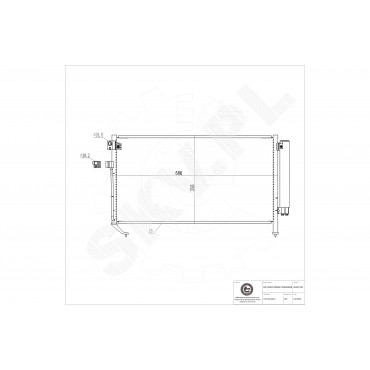 Condenseur de Climatisation Pour Subaru Forester 73210SA000 73210SA010