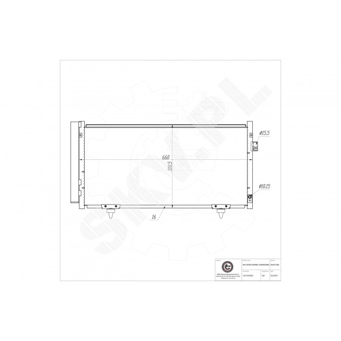 Condenseur de Climatisation Pour Subaru Forester Impreza 73210SC012 73210SC013