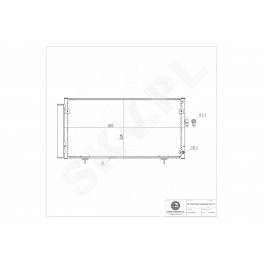 Condenseur de Climatisation Pour Subaru Legacy IV Outback 73210AG000
