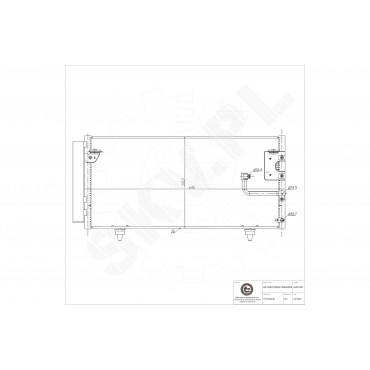 Condenseur de Climatisation Pour Subaru Legacy IV Outback 73210AG020