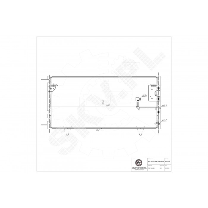 Condenseur de Climatisation Pour Subaru Legacy IV Outback 73210AG020