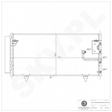 Condenseur de Climatisation Pour Subaru Legacy IV Outback 73210AG020