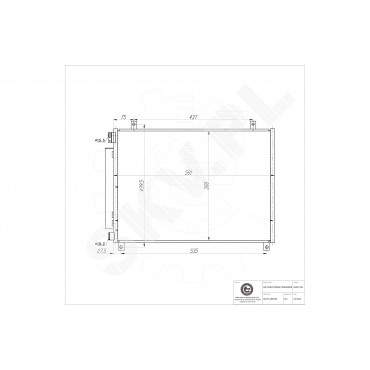 Condenseur de Climatisation Pour Suzuki Baleno 95310M68P00 95310M68P10