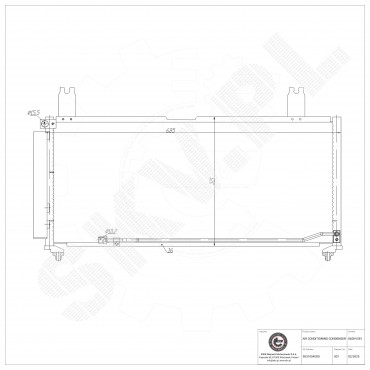 Condenseur de Climatisation Pour Suzuki Liana 3/5 Portes 9531054G02