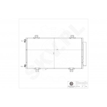 Condenseur de Climatisation Pour Suzuki S-Cross SX4 Vitara 9531061M10