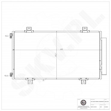 Condenseur de Climatisation Pour Suzuki S-Cross SX4 Vitara 9531061M10