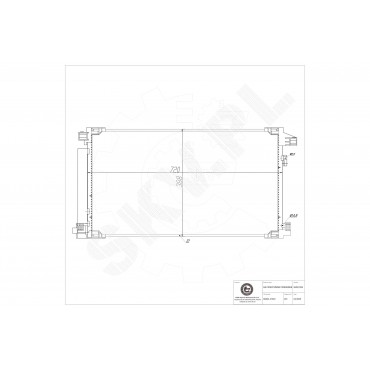 Condenseur de Climatisation Pour Toyota C-HR Corolla Suzuki Swace