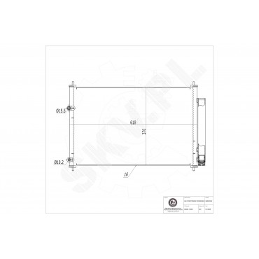 Condenseur de Climatisation Pour Toyota Auris Avensis Corolla Matrix 8845002280
