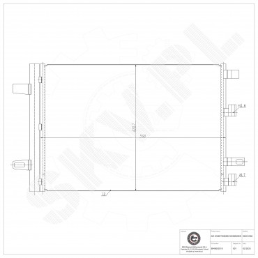 Condenseur de Climatisation Pour Toyota Auris 8845002510