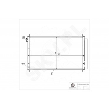 Condenseur de Climatisation Pour Toyota Auris 8845002420 8845012320