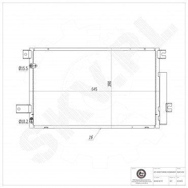 Condenseur de Climatisation Pour Toyota Avensis Corolla 8845005170 884500F140