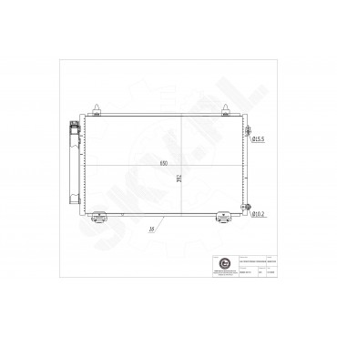 Condenseur de Climatisation Pour Toyota Corolla 8845002150 8845002170 8845012230