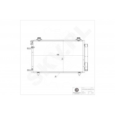 Condenseur de Climatisation Pour Toyota Corolla 884500F110