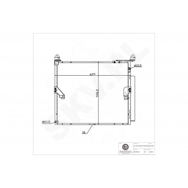Condenseur de Climatisation Pour Toyota Land Cruiser Prado 8846060440