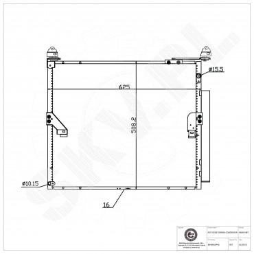 Condenseur de Climatisation Pour Toyota Land Cruiser Prado 8846060440