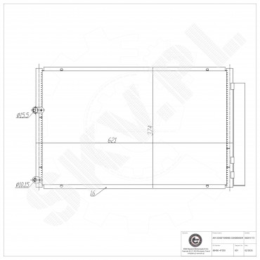 Condenseur de Climatisation Pour Toyota Prius 3/5 Portes 8845047020