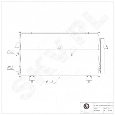 Condenseur de Climatisation Pour Toyota RAV 4 I II 8846042070 8846042090