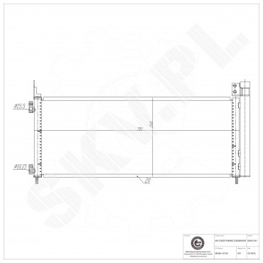 Condenseur de Climatisation Pour Toyota RAV 4 IV 8846042150