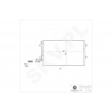 Condenseur de Climatisation Pour Volvo C30 C70 II S40 V50 31292022 31356000