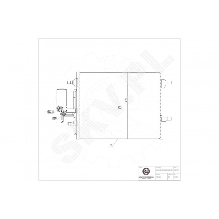 Condenseur de Climatisation Pour Volvo S60 II S80 V60 I V70 III XC60 31305212