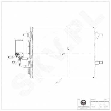 Condenseur de Climatisation Pour Volvo S60 II S80 V60 I V70 III XC60 31305212