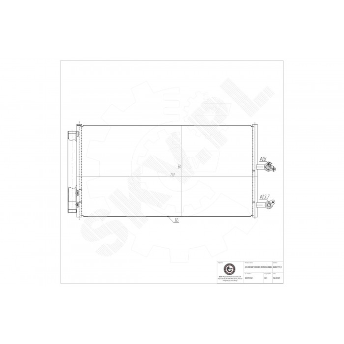 Condenseur de Climatisation Pour Volvo S60 III S90 II V60 I V90 XC60 31657301