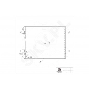 Condenseur de Climatisation Pour VW CC Passat 3C0820411B 3C0820411C 3C0820411D