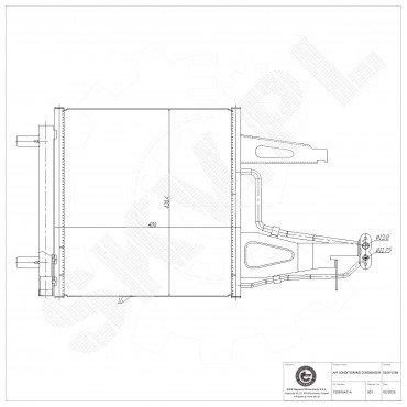 Condenseur de Climatisation Pour VW Load UP UP! 1S0816411A