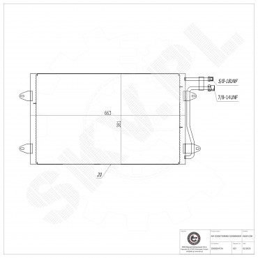 Condenseur de Climatisation Pour VW LT 28-35 28-46 2D0820413A 2D0820413B