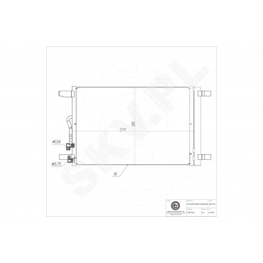 Condenseur de Climatisation Pour VW Tiguan 5QM816411 5QM816411A 5QM816411B
