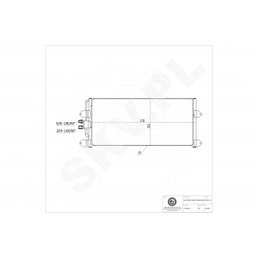 Condenseur de Climatisation Pour VW Transporter IV 701820413 701820413D