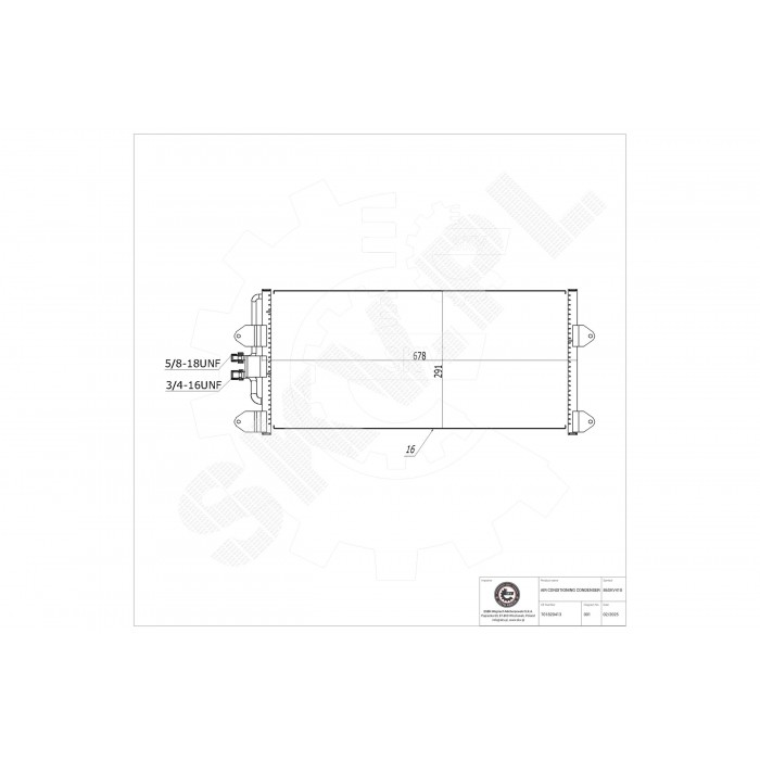 Condenseur de Climatisation Pour VW Transporter IV 701820413 701820413D