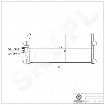 Condenseur de Climatisation Pour VW Transporter IV 701820413 701820413D