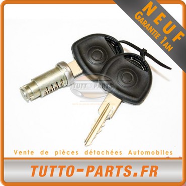 Barillet Serrure d'allumage + Clés Opel Corsa A Kadett E