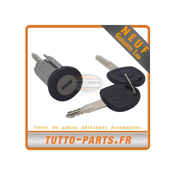 Barillet Serrure d'allumage + Clés Opel Astra F Combo Corsa Kadett E