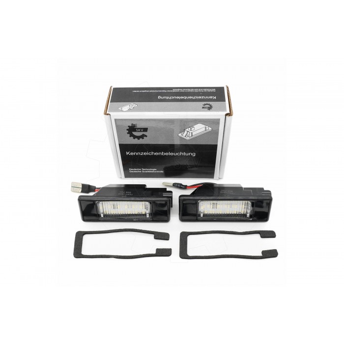 2 Lampe Feu de Plaque LED Pour Nissan Juke NV200 Pulsar Qashqai 265103BB0A