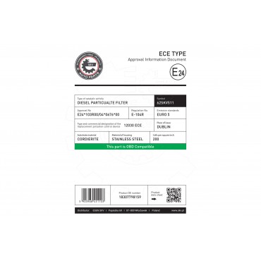 FAP Filtre à Particles Pour BMW Série 5 E60 E61 X3 E83 18303423936 18307798159