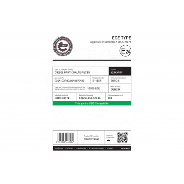 FAP Filtre à Particles Pour BMW Série 5 E60 E61 7 E65, E66, E67 18307792041