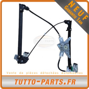 Mécanisme Lève Vitre Avant Gauche Seat Cordoba Ibiza Inca Polo Caddy - 1995 à 2003 - 5 Portes